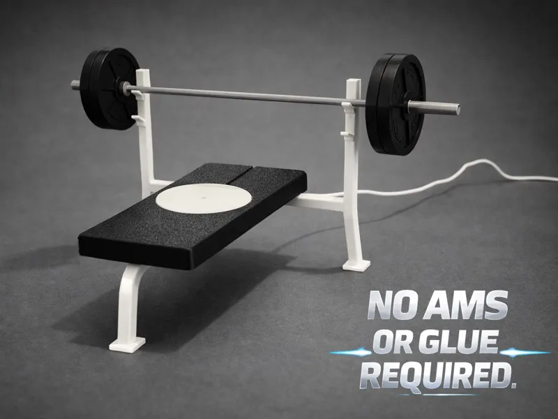 Bench press charging station
