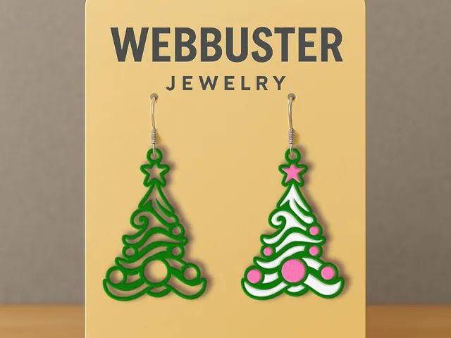 Whispers of Winter - Christmass Earring
