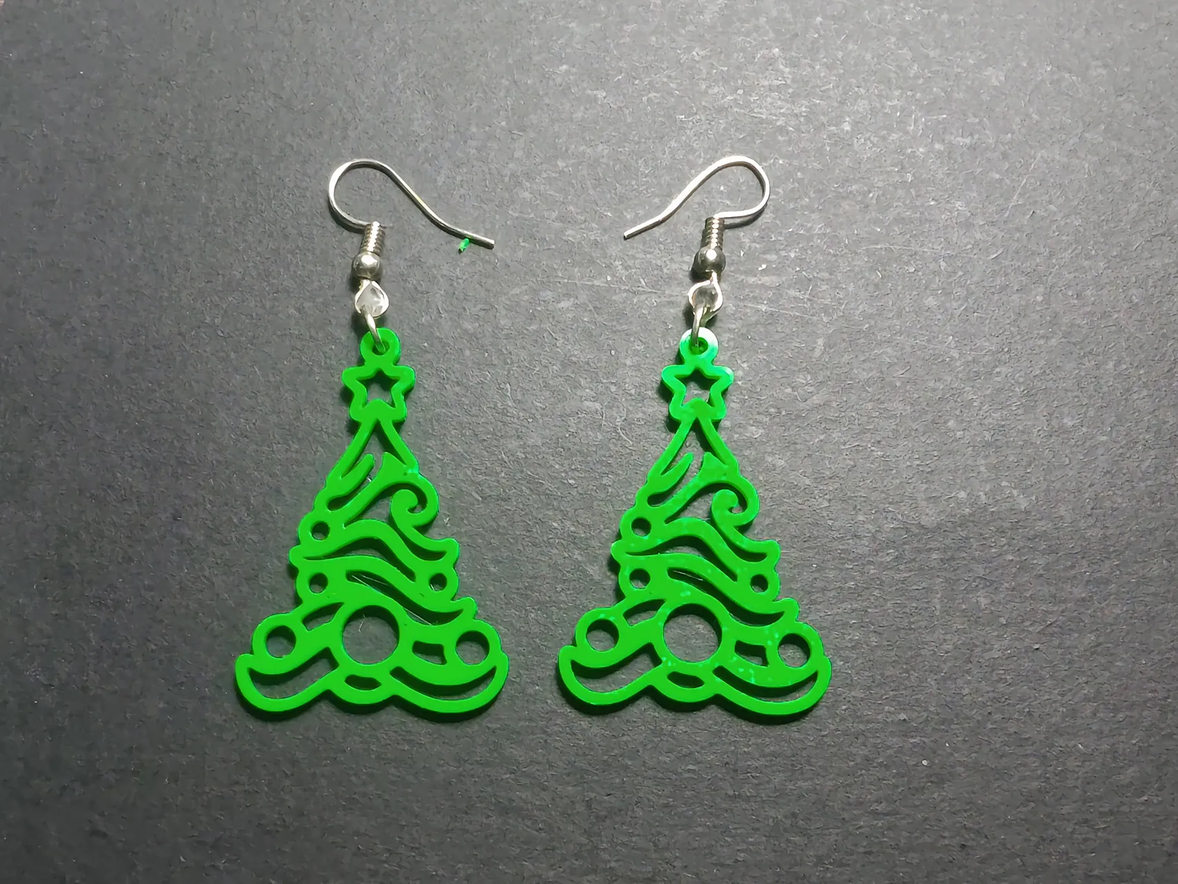 Whispers of Winter - Christmass Earring view 2