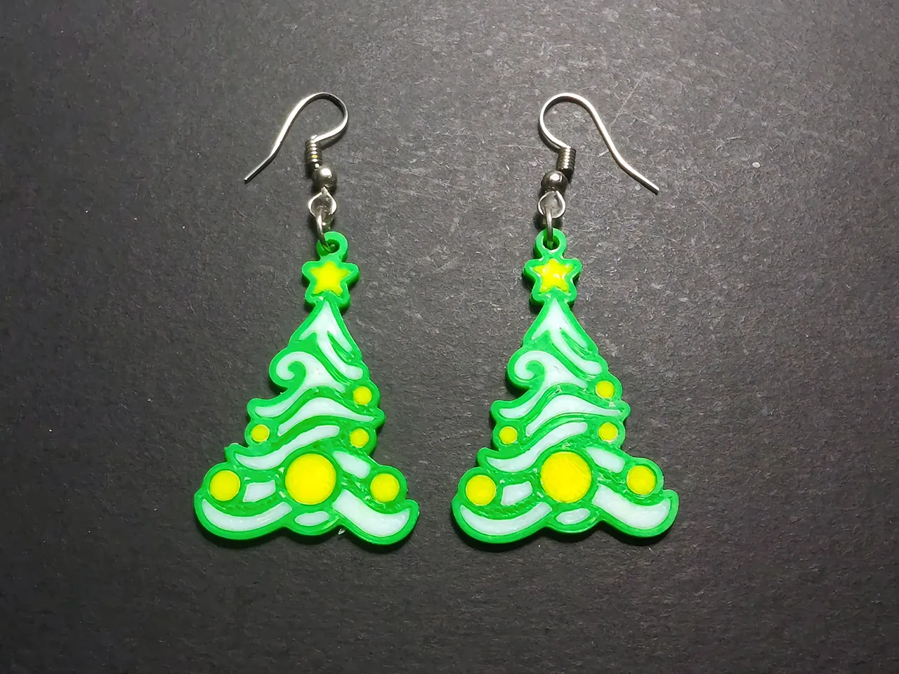 Whispers of Winter - Christmass Earring view 3