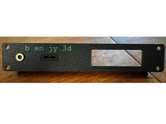 1U 10inch Panel DC Barrel + Blade Fuse + Cable