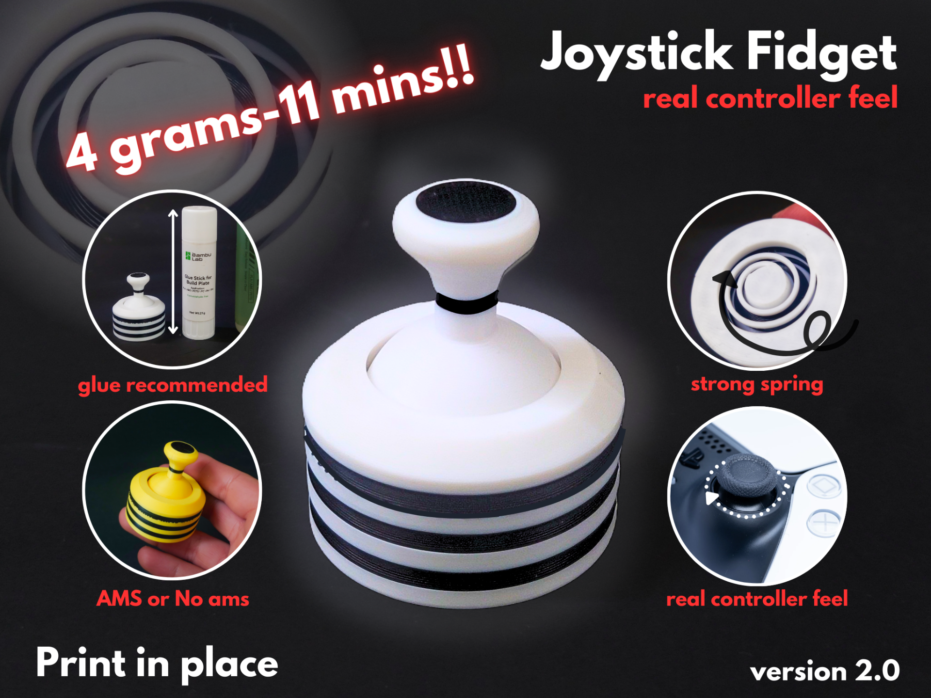 The Joystick Fidget – Real Controller Feel!! 