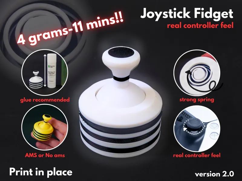 The Joystick Fidget – Real Controller Feel!!