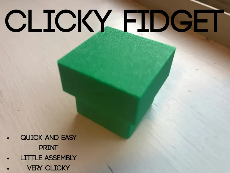 Clicky Keyboard Button Fidget