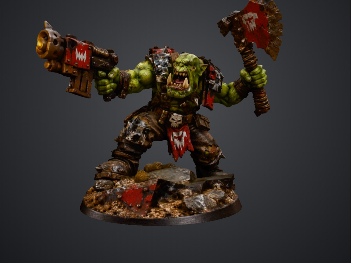 Pilz Boy Mit Spalter & Knarre 3D model