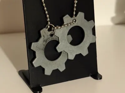 Dog Tag Minimalist Display Stand