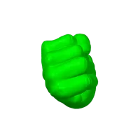 Gabarit poing de Hulk pour string art — photo 4