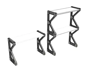 可堆叠置物架stackable shelf