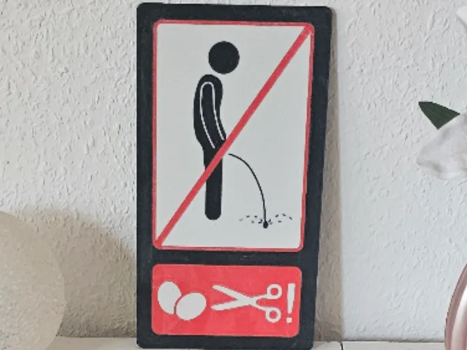 Schild Eier Ab