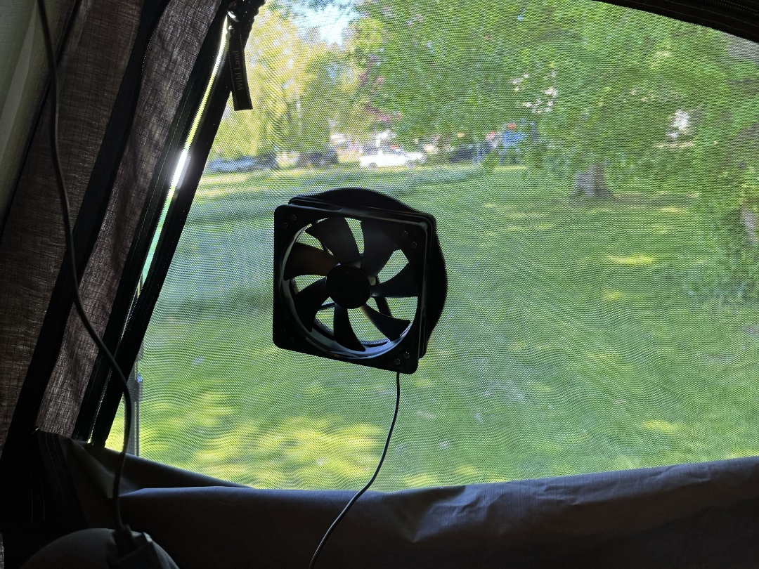 Magnetic 140mm PC Fan Mount for Mosquito Nets