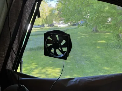 Magnetic 140mm PC Fan Mount for Mosquito Nets