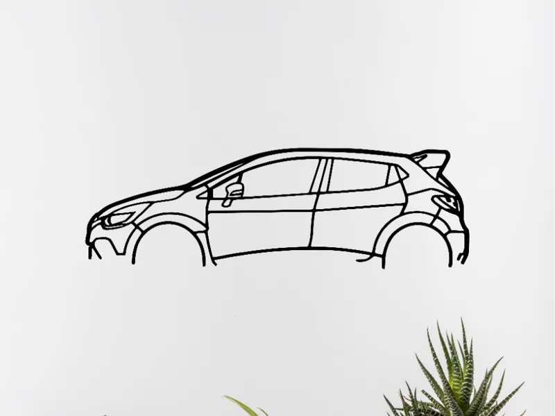 Clio 4 RS wall art