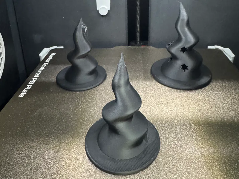 various halloween witch hats