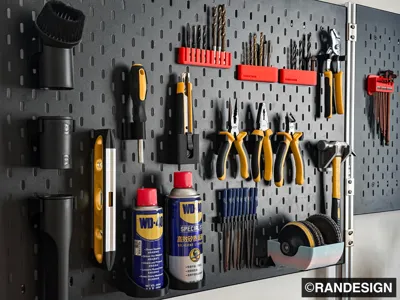 Tool Pegboard Storage