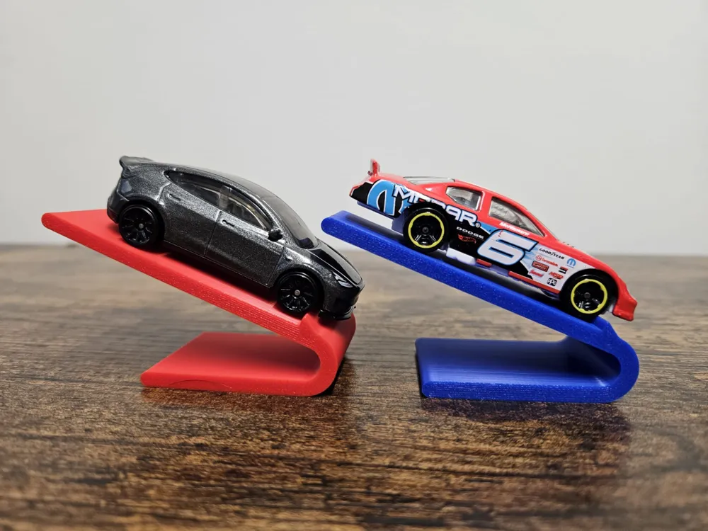 Toy Car Display stand (Hotwheels) by Gerrit D - MakerWorld