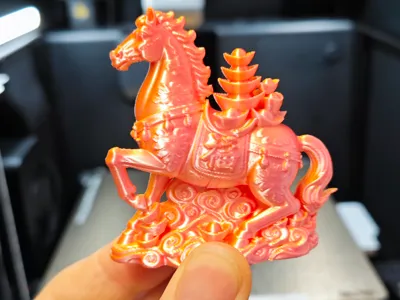 Year of the Horse New Year Small Ornament: Auspicious Horse for Prosperity