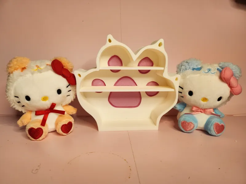 Cat paw mini shelf organizer 