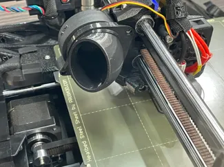 Stubby Intake Pipe for Prusa Mini+