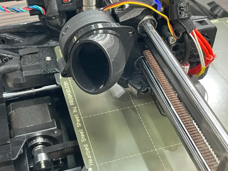 Stubby Intake Pipe for Prusa Mini+
