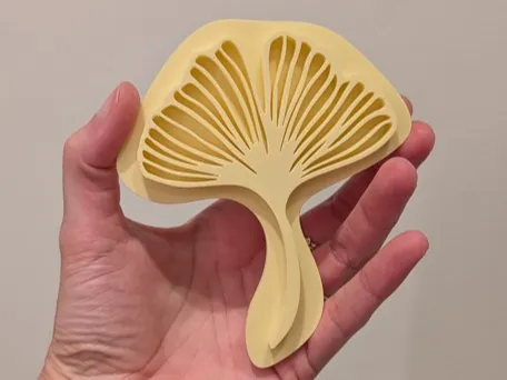Gingko Blatt Töpferstempel 10 cm