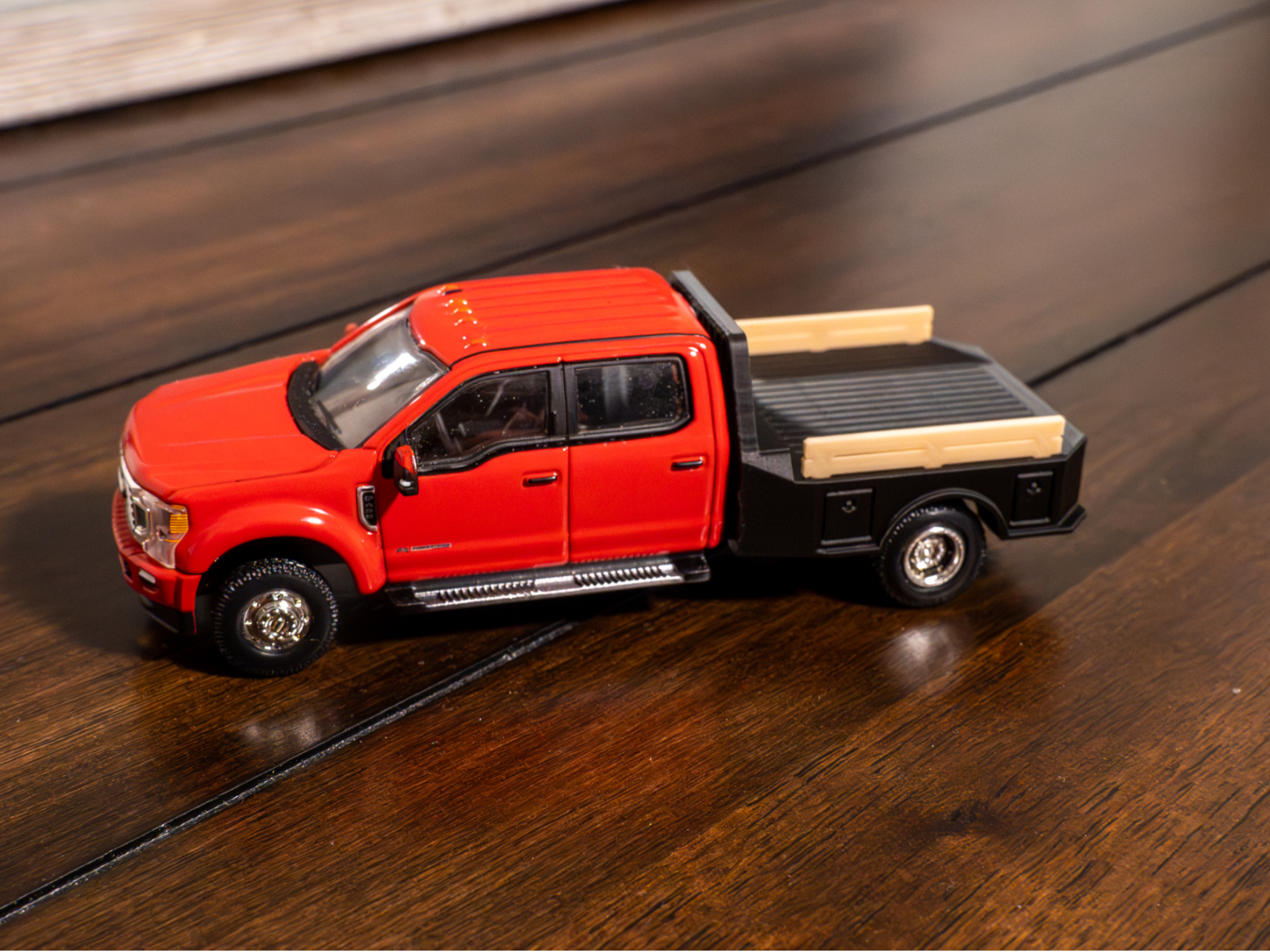 1/64 Scale Custom Flatbed for Greenlight Ford f450