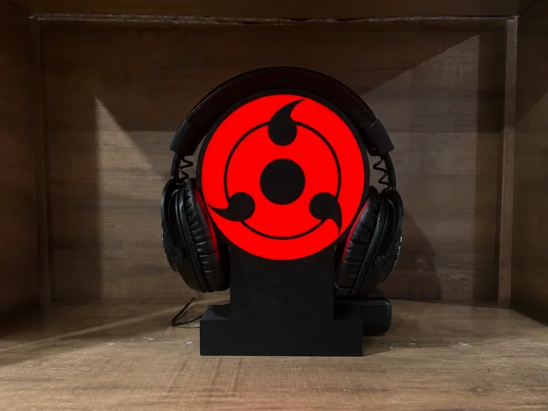 Support de Casque Naruto - Sharingan
