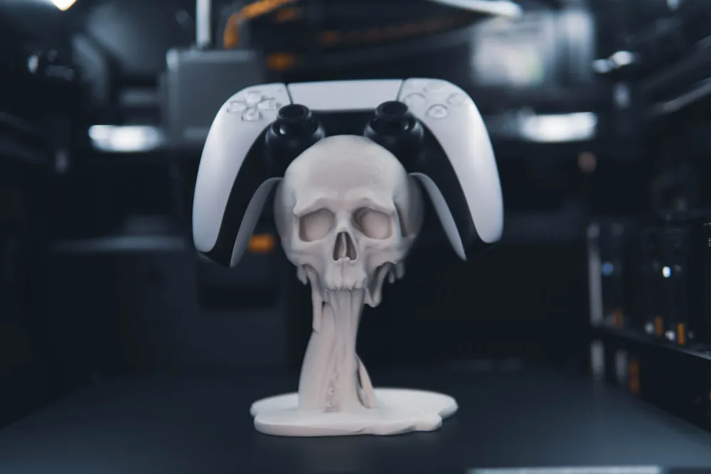 Skull & Tentacle Floating PS5 Controller Holder - Free 3D Print Model ...