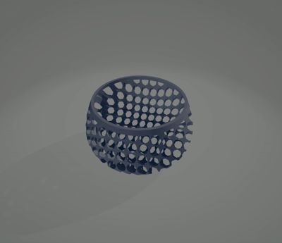 modern mesh cup