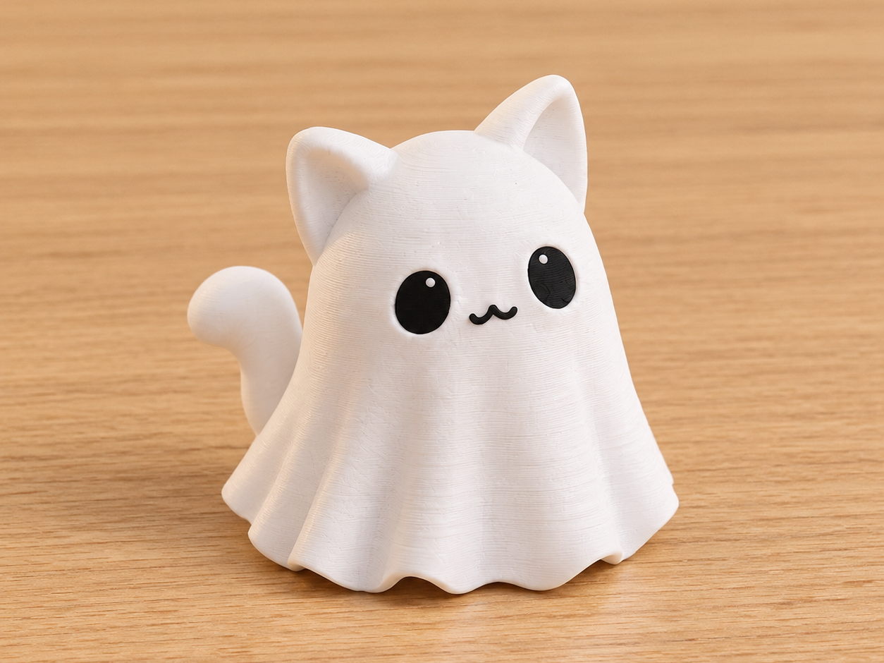 Mini gatinho fantasminha fofo halloween - 1