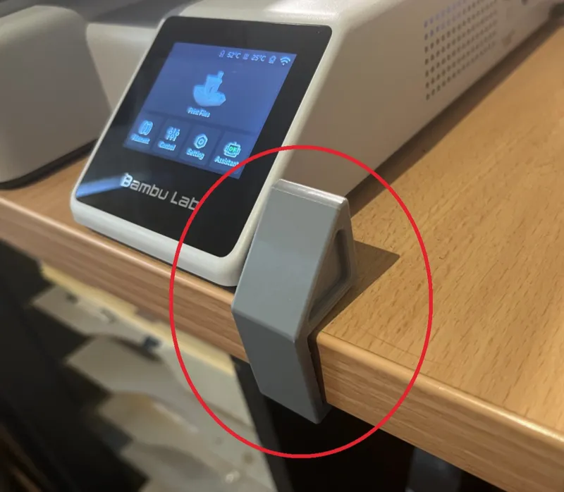 A1 mini desk stabilizer anti-wobble bracket