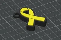 Hostage Ribbon Big Keychain