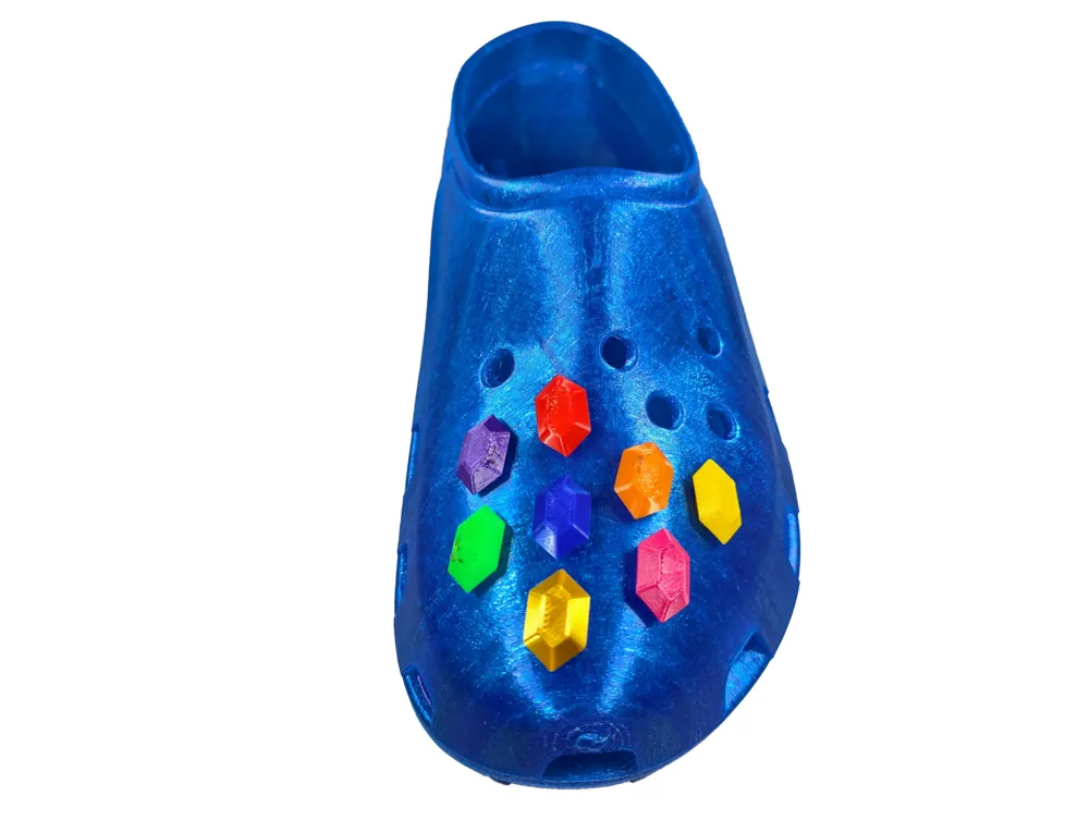 Gem Croc Shoe Charm (Jibbitz) by sidbarret007 MakerWorld