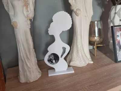 Ultrasound Picture Frame Afro