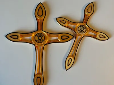 Cross bookmark - Deus vult