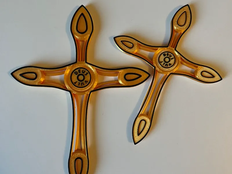 Cross bookmark - Deus vult