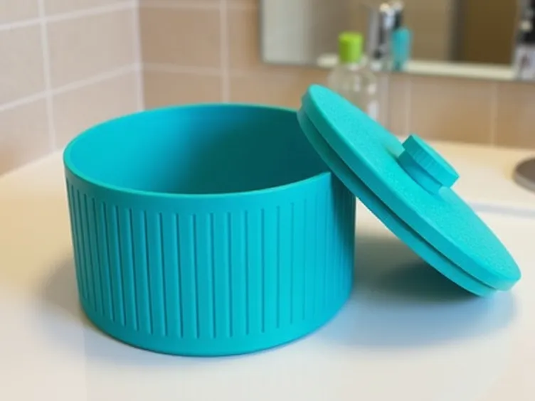 Contenitore da bagno con coperchio