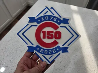 Chicago Cubs 150th anniversary uniform patch 2026