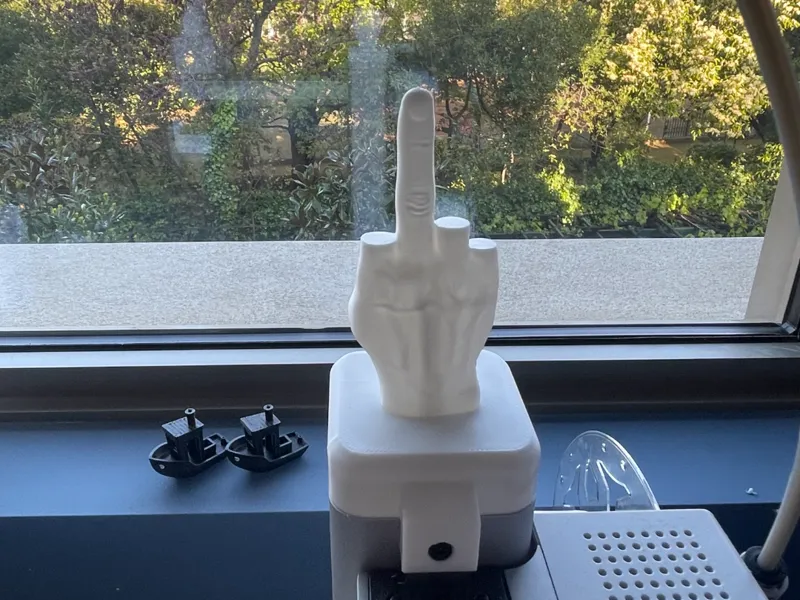 A1 mini z axis middle finger cover
