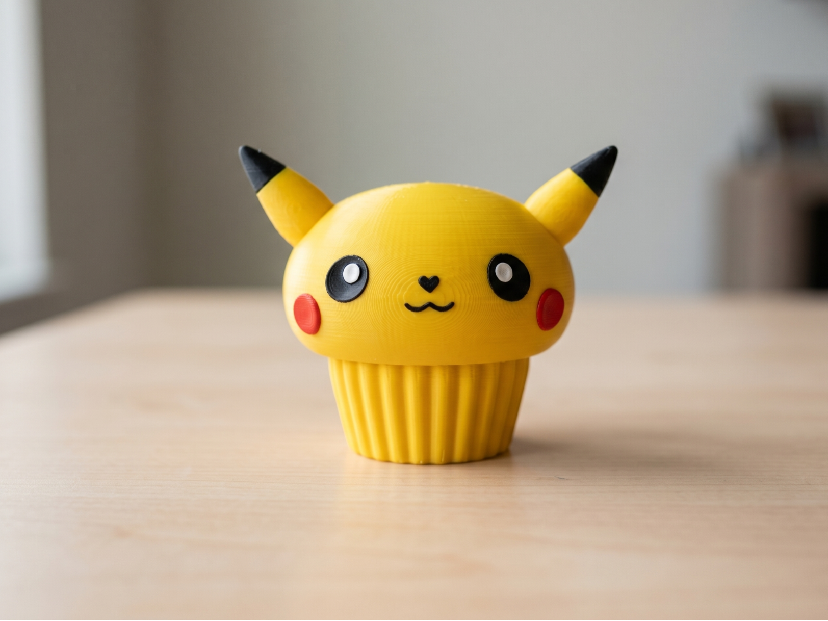 Pikachu cupcake toy