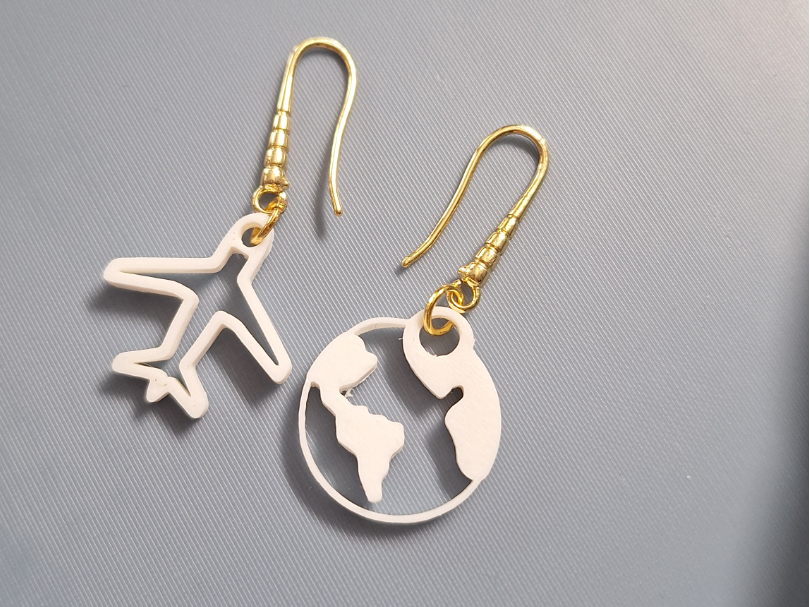 Love Travel Earrings First Class Style, Every Day