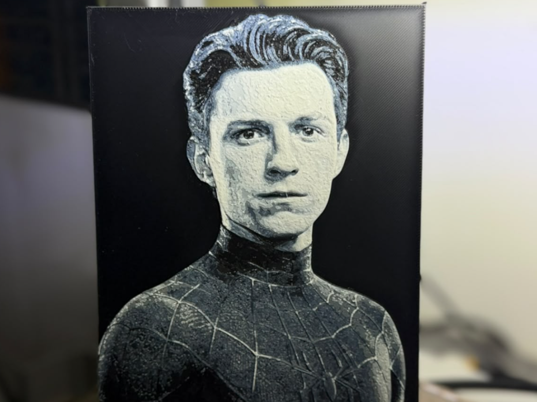 Tom Holland Spiderman Hueforge 3D model