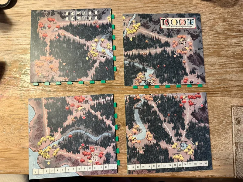 Printed base for board game 2x2 (30cm x 27.5cm)