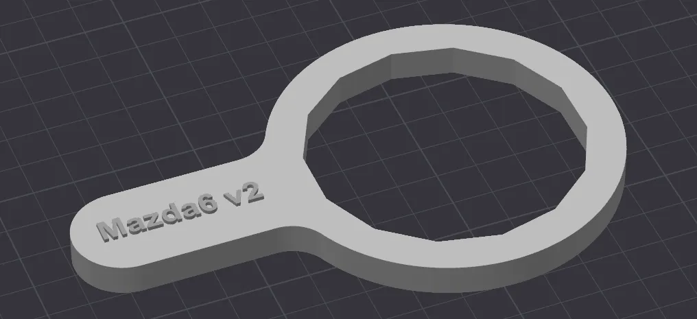 Clé pour filtre à huile Fram (Mazda 6 2014)