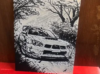 Subaru impreza rally car hue forge