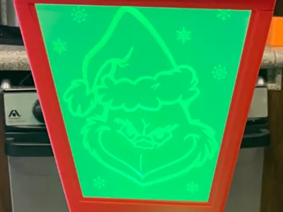 Lamp Post Grinch Sides