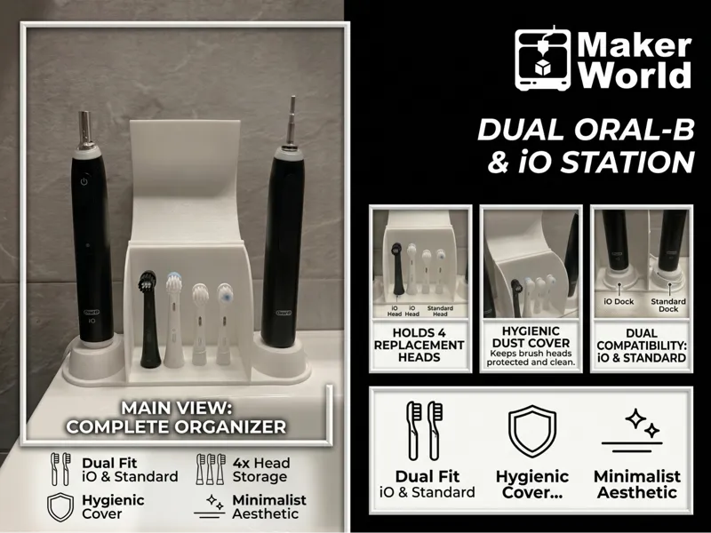 Oral-B & iO Toothbrush Station