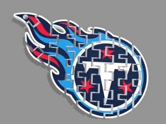 Tennessee Titans flexi keychain