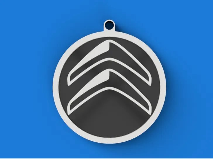 Citroën-Style Keychain