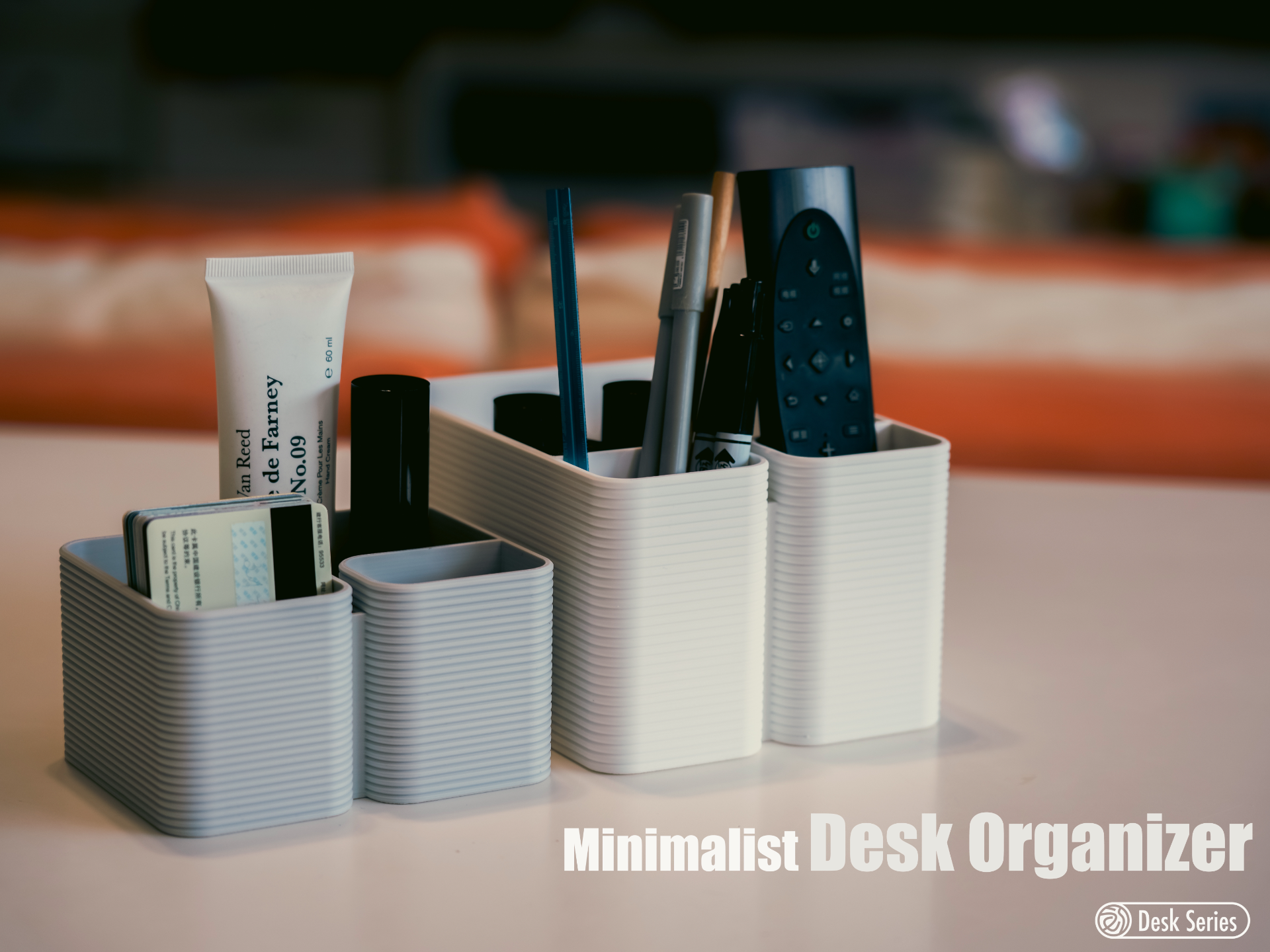 Minimalist Desk Organizer|极简设计的桌面收纳盒|整理盒|遥控器盒