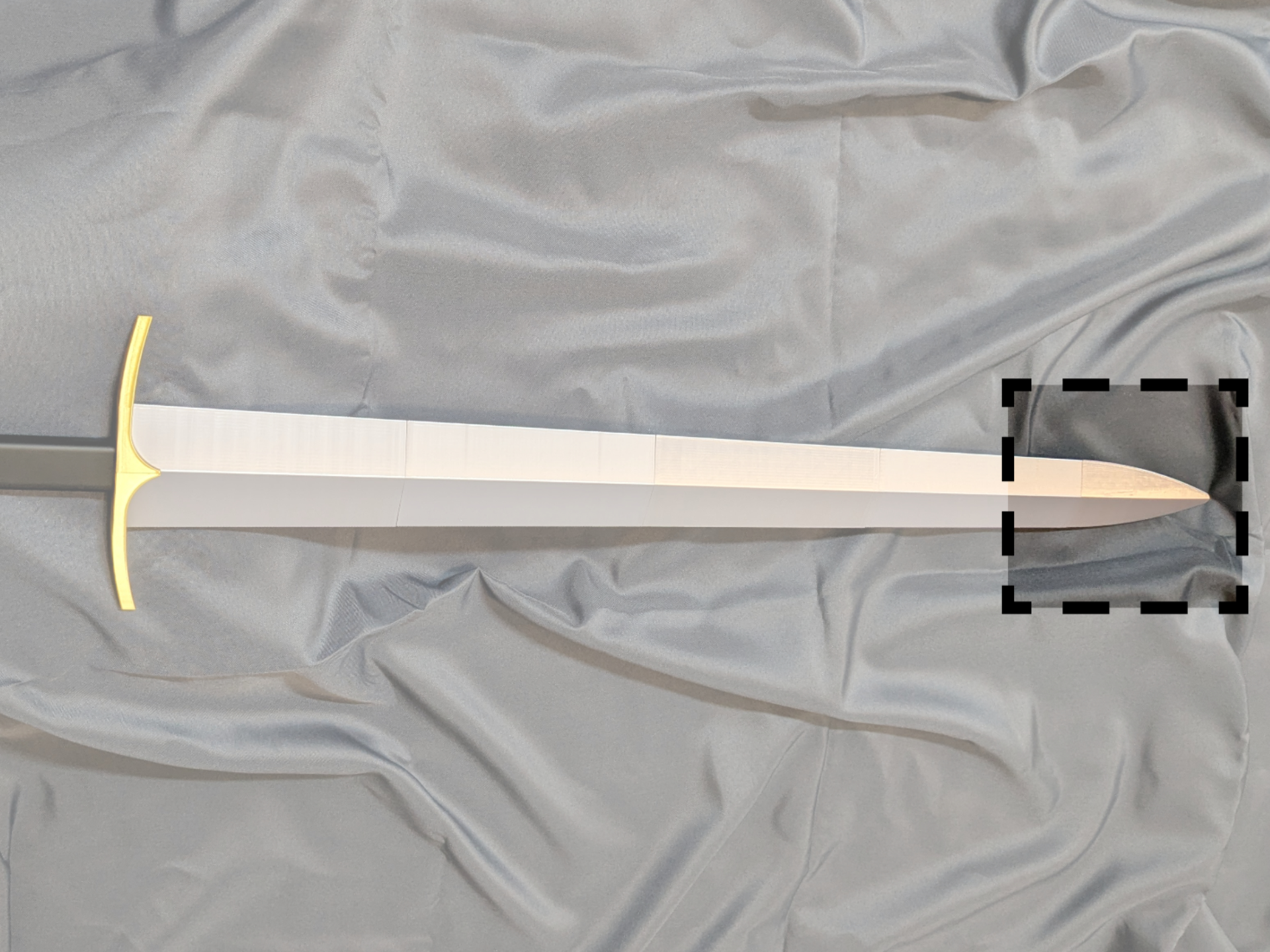 Rounded Tip for Modular Medieval Longsword (MMLS)